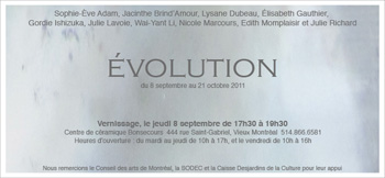 Exhibition : Évolution (2011)